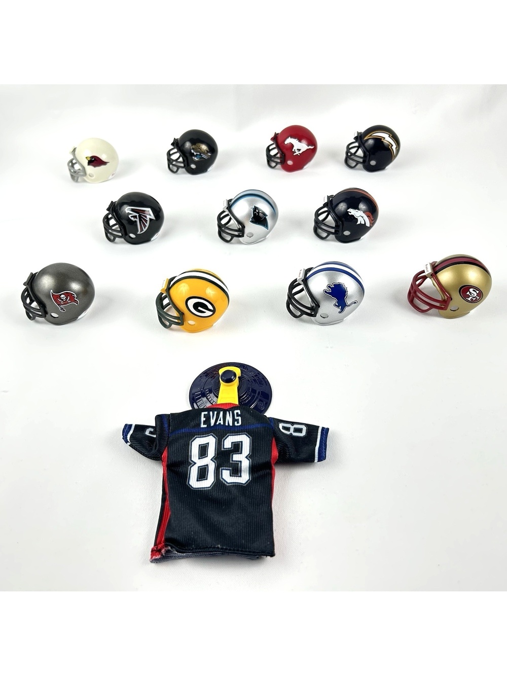 NFL & CFL Riddell Mini Football Helmet Lot Packers Panthers Falcons & More